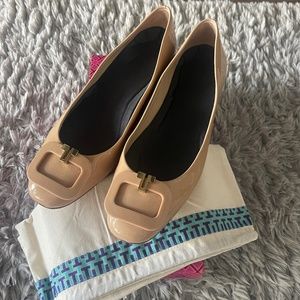 Tory Burch Flats Size 11: T-Ring Flat-Soft Patent Calf Flats